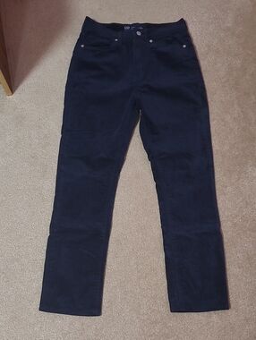 GAP Women's Dark Navy Velvet Pants